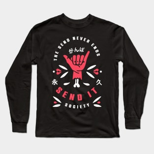 the send never ends Long Sleeve T-Shirt